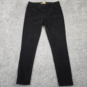 Democracy Womens Ab Technology Skinny Jeans Black Stretch Denim Size 6 Classic